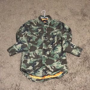 Army camouflage bomber jacket